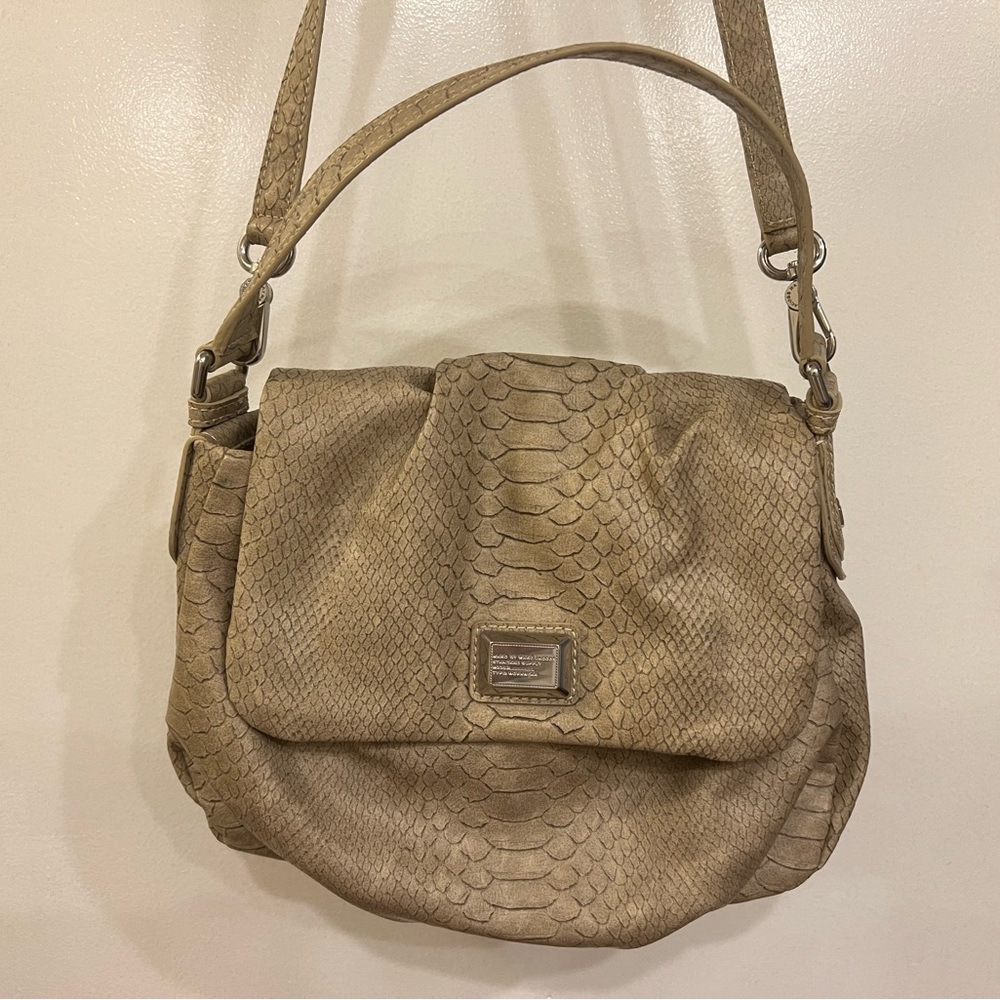 Marc by Marc Jacobs Standard Supply Workwear Embossed Faux Snakeskin Crossbody